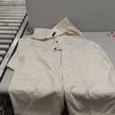 Mens Linen Suit 2 Piece Short Suits for Men Casual Summer Beach Groom Wedding Suit Linen Vest Shorts Set (X-Large, Beige)