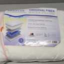 Fiber: The First & Original Water Pillow, clinically Proven to Reduce Neck Pain & Improve Sleep. Therapeutic, Ideal for People Looking for Proper Neck Support (Single Pack)