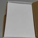 Hamilco White Glossy Cardstock Paper 8 1/2 x 11" 80 lb Cover Card Stock 50 Pack