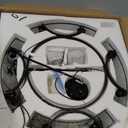 Farmhouse Crytal Chandeliers Dining Room Pendant Light Fixture Black Chandelier with K9 Crystal for Living Room Dining Room Foyer High Ceiling (31 inch)