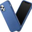 RhinoShield Case Compatible with [iPhone 12/12 Pro] | SolidSuit - Shock Absorbent Slim Design Protective Cover with Premium Matte Finish 3.5M / 11ft Drop Protection - Cobalt Blue
