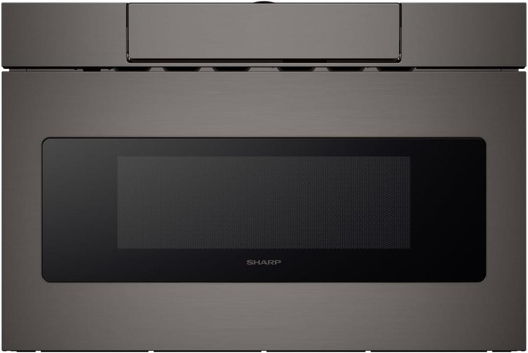 Sharp SMD2470AH 24" Microwave Drawer with 1.2 cu. ft. Capacity in Black Stainless Steel