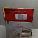 Sunbeam Electric Royal Luxe Microplush Heated Blanket, 12 Heat Settings, 12-Hour Selectable Auto Shut-Off, Fast Heating, Warm and Cozy, Mushroom Color, Full, 84" x 72"