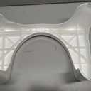 Squatty Potty Simple Curve Bathroom Toilet Stool 7" White