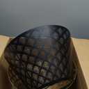 Metal Black Replacement Mini Lamp Shade, Western Lamp Shades, Clip On Lampshade, Arrow Pattern Lampshade, 7" Top x 13" Bottom x 7.8" Height, Fitts Table Lamp Shades And Floor Lamp Shade