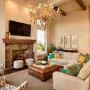 Luxury K9 Crystal Chandelier 12 Lights, Amber Gold Crystal Lighting Pendant Ceiling Fixture Modern Crystal Candle Chandeliers Lamp for Living Room, Kitchen, Foyer (12 Ligths)