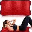 Red Light Therapy Mat for Body, 31.5''x 24'' Red Light Therapy Pad with Controller, 420pcs 2 in 1 LEDs (660nm & 850nm) Infrared Light Therapy with Timer for Back Shoulder Waist Knees