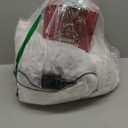 MICOCAH 8FT Christmas Inflatables Outdoor Decorations, Inflatable Snowman Holding Garland Blow Up Yard Decoration Build-in Rotating Colorful LEDs Xmas Holiday Party Indoor Lawn Christmas Eve Dcor