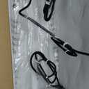 LMQNINE Natural Alabaster Pendant Lights for Kitchen Island White Marble Long Tube Chandelier 4000K Modern Black Ceiling Light Fixtures for Bedroom Dining Room Table Living Room Hallway(M-3Pack)