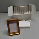 AceOrbit 20 Pcs 2x3 Inch Mini Gold Picture Frames for Wedding Small Victorian Vintage Antique Ornate Retro Baroque Photo Frame Pack with Backboard for Wall Hanging Tabletop Display Decor (Rectangle)