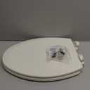 Bemis 1500EC Durable Wood Toilet Seat with Easy Clean Hinges, Made in USA, Elongated, Biscuit