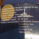 Servllcell Inflatable Costume for Kids, Halloween Costumes Funny Blow Up Space Suit Costumes Boys and Girls, Cosplay Party Game Fans (Red)