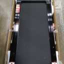 Walking Pad Treadmill with 12% 9-Level Auto Incline, 450 lbs Capacity RGB LED Screen, Bluetooth Speaker Under Desk Treadmill, Compact Treadmills for Home Hiking (Carbon Black)