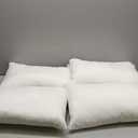 12 x 20 Pillow Inserts Set of 4  Rectangular Cushion Forms with Resilient Polyester Fill, Soft Support for Sofa, Bed & Lumbar Covers