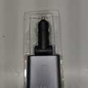 LISEN Retractable Car Charger, Birthday Gifts for Men Tech Gadgets 2026, 69W Cars Adapter USB C Fast Charger for iPhone 17, Car Accessories for Men Women Drivers, for iPhone 17 Pro Max Air 16 15 14 13 (Grey)