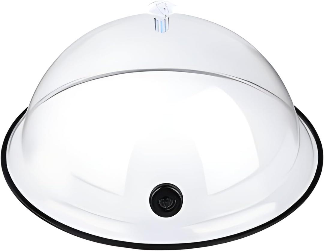 Smoking Cloche Dome Cover 10 inch Lid for Smoke Infuser, Version 1, Specialized Accessory for Smoker Gun Smoking Infusion Plates, Bowls and Glasses, Transparent