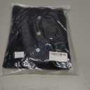 Cioatin Women Y2K Open Front Button Down Crop Sweater Cardigan Long Sleeve Lightweight Knit Pullover Fall Outfits Tops (Black, L)