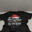 Matching Christmas PJS Most Likely To Be Sarcastic T-Shirt, XL