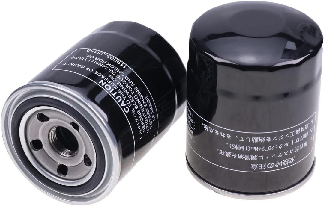 DVPARTS 2X Oil Filters M806419 for John Deere 770 790 1070 2025R 2027R 2032R 2520 2720,3005 3032E 3033R 3036E 3038E 3120 3203 3320 3520 4105 4115 4200 4210 4300 4310 4400 4410 4500 4510 4600 4610