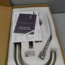 VOTON Bar Sink Faucet, Bathroom Kitchen 360 Rotatable Faucet, Brushed Nickel Single Hole Bathroom Faucets Modern Small Mini Kitchen Bath Utility Vanity Outdoor Lavatory Faucets