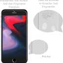 10 x Pokolan [3 Pack] Screen Protector for iPhone SE 3, SE 2022, iPhone SE 2, SE 2020 Tempered Glass Film Bubble Free Case Friendly (Clear)