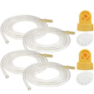 Nenesupply Tubing Compatible with Medela Pump in Style Advanced Breastpump Replacement Parts for Medela Pump Parts Incl. Tubing Valves Membranes