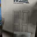 Mid America Raised Panel Vinyl Shutters (1 Pair) - 14.75 x 63, Classic Blue