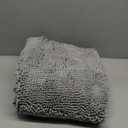 OLANLY Dog Door Mat for Muddy Paws 54x32, Absorbs Moisture and Dirt, Absorbent Non-Slip Washable Doormat, Quick Dry Chenille Mud Mat for Dogs, Entry Indoor Entryway Carpet for Inside Floor, Light Grey