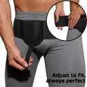 Hernia Belts for Men & Women, Inguinal Hernia Belt for Men Fits Left or Right Hernia, Hernia Support for Men With Adjustable Waist Strap & Compression Pressure Pad for Pre & Post-Surgery | Black