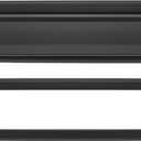 khtumeware Matte Black 13 inch 1-Pack Solid Brass Mail Slot with Solid Brass Internal Frame is Well Made Door Mail Slots