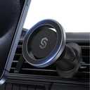 SYNCWIRE for MagSafe Car Mount, Flexible Rotation Magnetic Phone Holder for Car Vent, Hands Free Car Air Vent Phone Holder Clip Universal Compatible with iPhone 16 Pro Max 15 14 13 12 MagSafe Case (Black)
