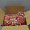 Thiccywoov 200 Pcs Flowers Long Stem Artificial Rose Bulk, 3.2 Inches Silk Rose Head Flowers Faux for Wedding Bridal Bouquet Independence Day Home Floral DIY Centerpieces Party Decoration(Red)