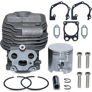 51mm Cylinder Piston Kit for Husqvarna Power Cutter K760 II K760 Active II K770 Chainsaw with Gasket Replace 581476102 581476103