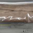 Leather Like Recliner Chair Covers Stay in Place, 4 Pieces Lazy Boy Recliner Cover for Recliner Chair, Leather Cover for Recliner slipcovers Washable for Pets (Light Brown) (1 Seater)