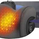 Wireless Heated Neck Stretcher for Pain Relief, Portable Cordless Neck Shoulder Cervical Traction Device with Graphene Heating Pad No Smell Magnetic Therapy Case Relaxer for TMJ Migraine Spine Alignme (Black)