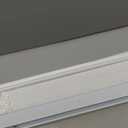 No Drill Cordless Vinyl Mini Blinds,White,32.5" W x 72" H