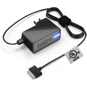 PWR+ 10W Rapid Charger Compatible with Galaxy Note 10.1 Gt-n8013 Tab 2 Gt-p5113 Sgh-i497 Sch-i915 7.0 Gt-p3113 Gt-p3100 Sch-i705 Note-Tab-2-10.1 8.9 7.7 Tablet UL Listed Extra Long AC Adapter