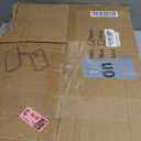 Kitstorack TV Tray Table, Adjustable Height & Flip-Top & Rounded Metal Corners, Snack Table for Couch, Sofa, Bed, Chair, Living Room, C Shaped End Side Table for Eating, Dinner or Laptop, Small Spaces