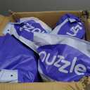 Nuzzle Cooling Adjustable Pillow for Side Sleepers, Luxury Standard Size Set of 4 Bed Pillow Hotel Collection - Best Adjust Height Soft Firm Pillow for Back, Stomach or Side Sleepers - Home Gifts (White)