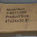 Rabbit Cage, 48" x 24" Large Pet Playpen Enclosure for Small Animal- Guinea Pig, Hamster, Bunny, Puppy, PVC Frame Chicken Coop with Waterproof Tarp & Mesh Cover Indoor Outdoor