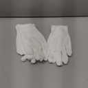 3 Pairs White Cotton Gloves for Dry Hands Eczema SPA Moisturizing - Work Glove Liners for Serving Costume Inspection