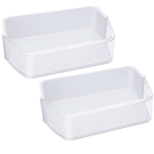 DA97-12657A Refrigerator Door Shelf(Left) for Samsung Refrigerator Door Shelf Replacement Fridge Shelf Replacement Parts RF260BEAESR, RF261BEAESR, RF262BEAESR, PS4176661,AP5621270 Door Bin-2 Pack