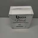 bUCLA 60 Pack Pink Plastic Champagne Flutes Disposable - 5 OZ Plastic Champagne Glasses - Fancy Champagne Cups - Ideal for Party