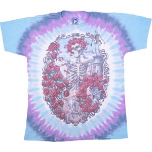 Liquid Blue unisex adult Grateful Dead Vintage 30th Anniversary Tee T Shirt, Tie Dye, X-Large US
