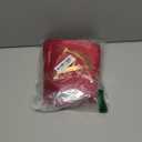 Beyond Your Thoughts 1 Pack Initial Monogram Christmas Stockings Personalized Human Durable Christmas Mistletoe Ornament Bag for Family Decorations Green Letter A