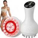 HarrFlow Lymphatic Drainage Massager & Anti Cellulite Massage Tool, Lymphatic Massager,Helps Reduce Stretch Marks & Cellulite，for Belly, Arms & Legs,Body Sculpting Machine with Heat & Vibration