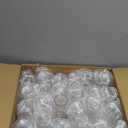 BESTSTAR 96 Pack Clear Plastic Wine Glasses Set BPA-Free Shatterproof