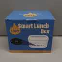 Cordless Electric Lunch Box,24000mAh Battery Powered Self Heating Lunch Box,1.2L Portable Food Warmer With Removable Divider,Insulated Bag & Utensils,For Office & Outdoor Use (Blue)