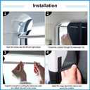 XCBYT Car Window Shades - Upgrade 2 Pack Car Privacy Curtians with Rods for Baby 99% Light Block Window Covers for Camping, Napping, Sleeping, Breastfeeding, Cloth Changing