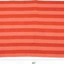 Creative Co-Op Woven Cotton Blend Throw with Stripes and Fringes, Red and Pink, 60" X 50"